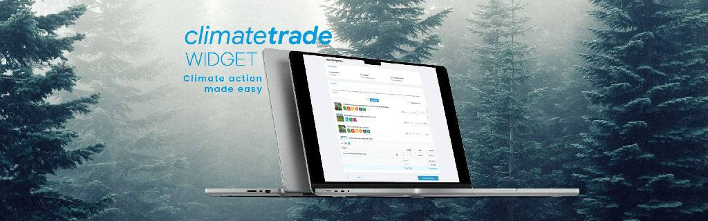 ClimateTrade Widget para facilitar la compensación de carbono para PYMES